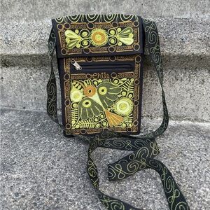 Embroidered Crossbody Bag